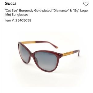 🕶Gucci Sunglasses🕶 with Gold Plated Sides ✨⚡️💥